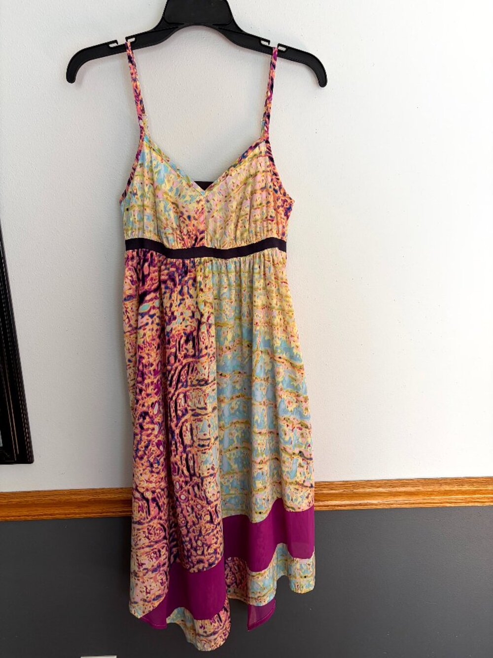 Simply Vera Vera Wang Summer Dress Long Boho Style Colorful Size XS